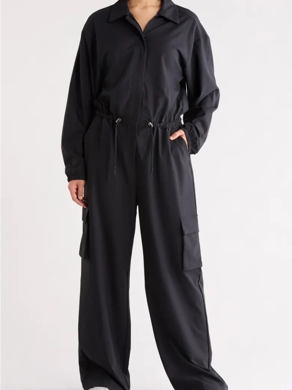 Beyond Yoga Long Sleeve Cargo Jumpsuit M